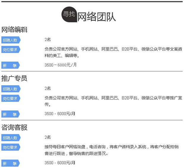 澳门1号水处理环保公司招聘  网络团队